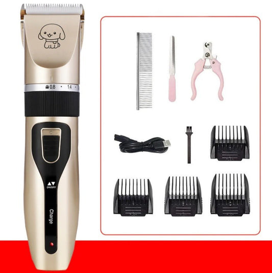 Cortadora Eléctrica Silenciosa para Mascotas – Uso Profesional en Casa