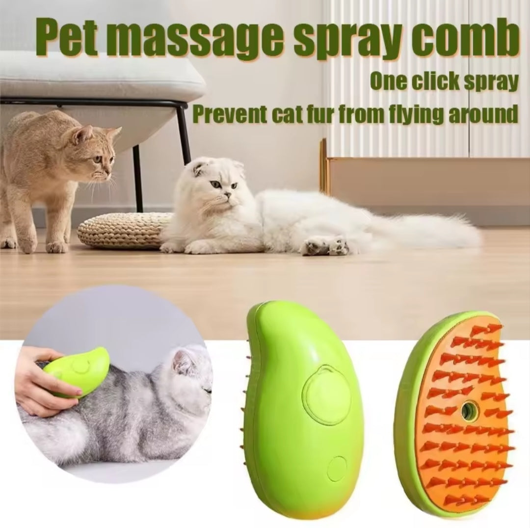 Cepillo Vaporizador Quitapelos para Mascotas