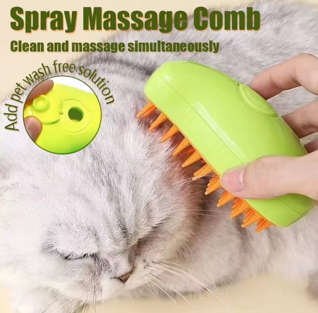 Cepillo Vaporizador Quitapelos para Mascotas