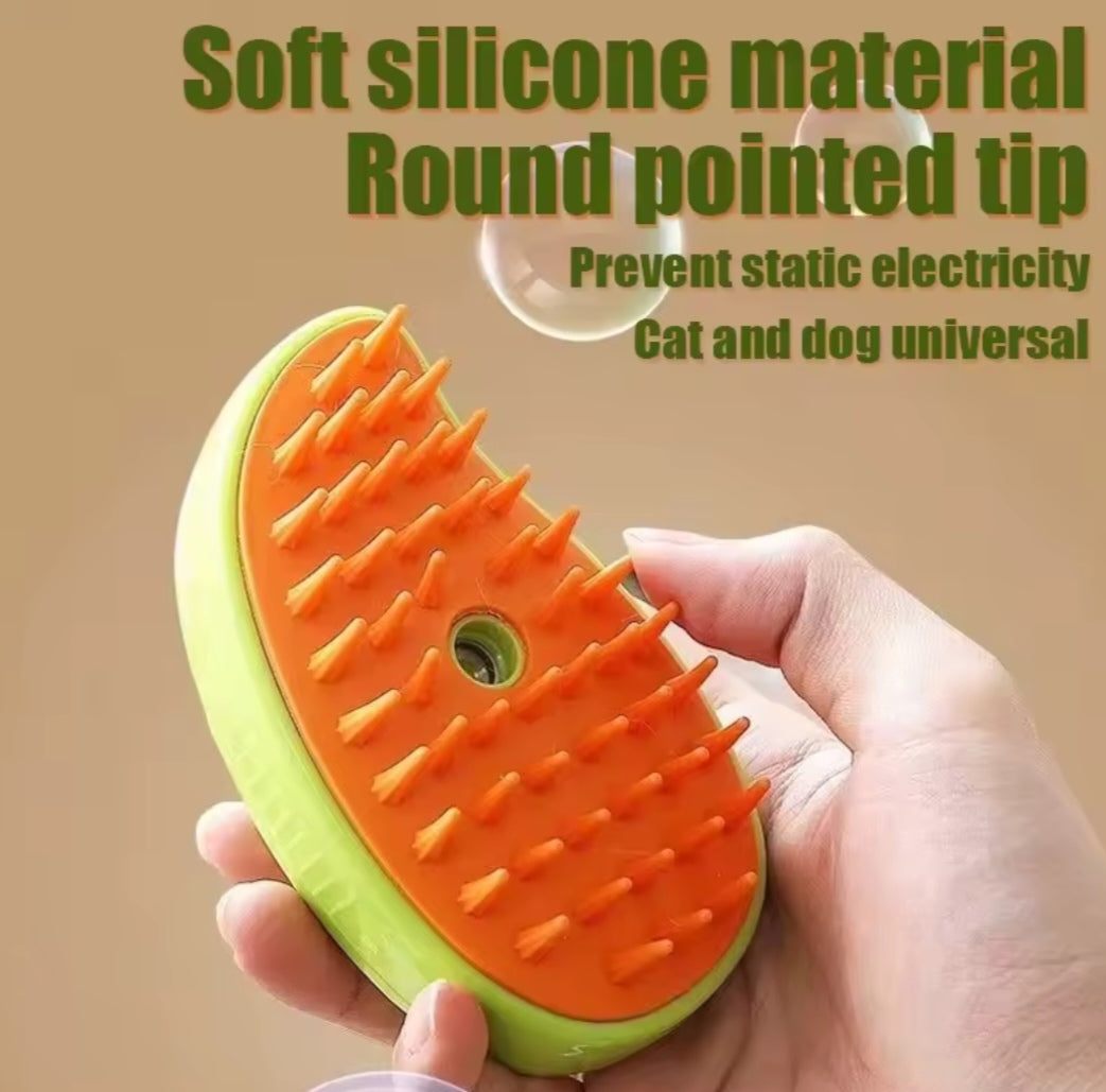 Cepillo Vaporizador Quitapelos para Mascotas
